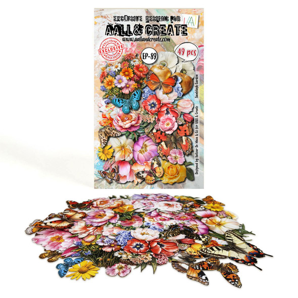 OakridgeStores.com | Aall and Create - Sunblush Garden - Ephemera Die-Cuts A6 - AALL-EP-089