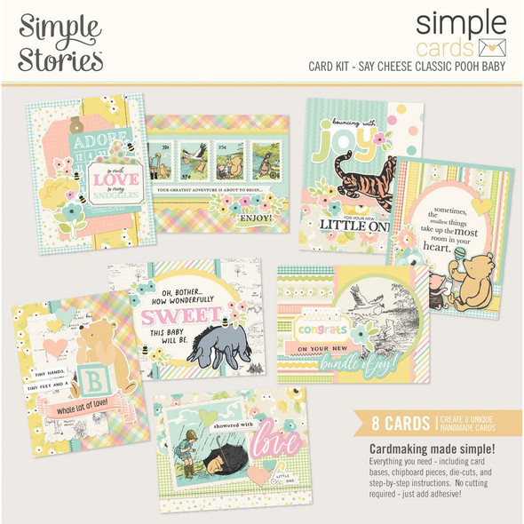 OakridgeStores.com | Simple Stories - Classic Pooh Baby - Simple Cards Card Kit - 25836 810191521693
