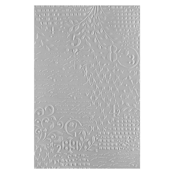 OakridgeStores.com | Spellbinders - Beautifully Imperfect, Distress Mix - 3D Embossing Folder - E3D-155 810176107195