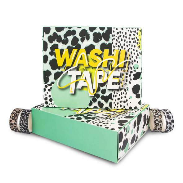 OakridgeStores.com | Ieebee Tapes - Urban Jungle - Washi Tape Set, 40 Rolls, Animal Prints - JY1099 726872130071