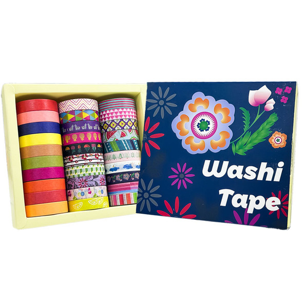 OakridgeStores.com | Ieebee Tapes - Colorful Ice Cream - Washi Tape Set, 30 Rolls - JY1035 603563809075