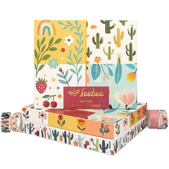 OakridgeStores.com | Ieebee Tapes - Mellow Wonder - Ieebee Washi Tape Set 55/Rolls - Embellishments - JY1091 603563809341
