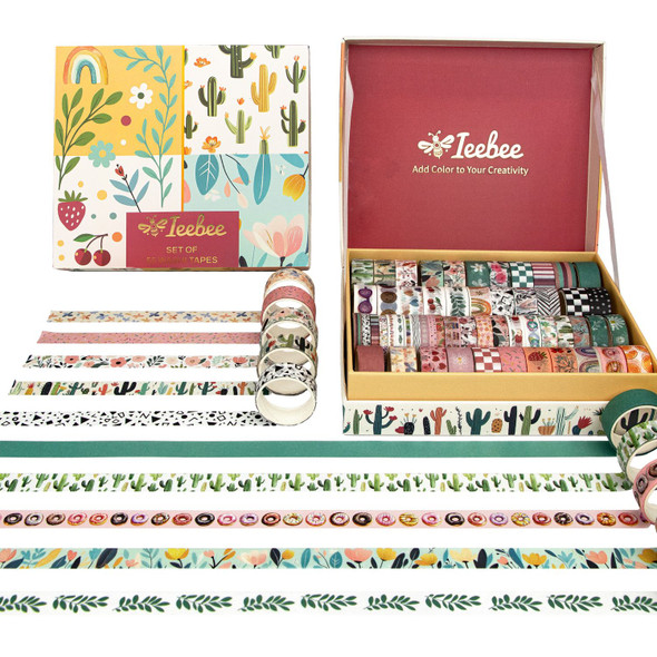 OakridgeStores.com | Ieebee Tapes - Mellow Wonder - Ieebee Washi Tape Set 55/Rolls - Embellishments - JY1091 603563809341