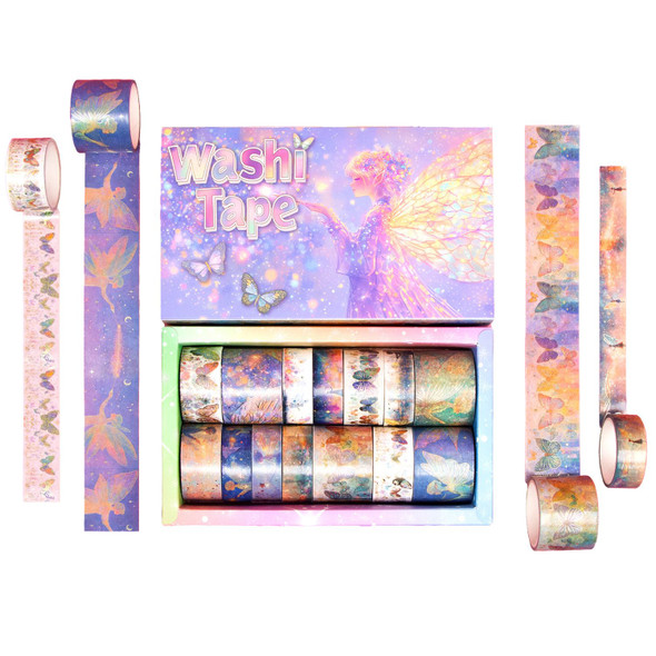 OakridgeStores.com | Ieebee Tapes - Moonlit Fairy Dreams - Washi Tape Set, 14 Rolls - JY1086 603563809297