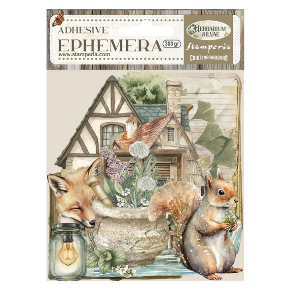 OakridgeStores.com | Stamperia Intl - Herbarium Silvae - Paper Pad, Die Cuts & Ephemera Set - ZBNL10