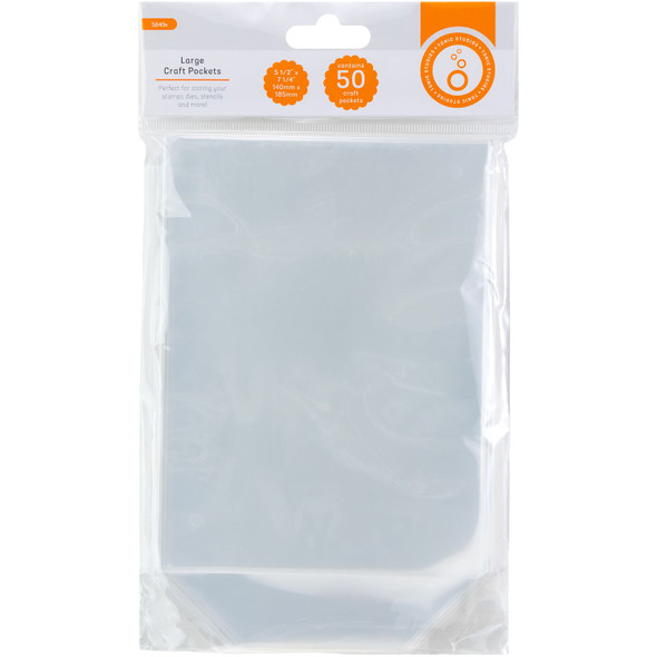 OakridgeStores.com | Tonic Studios - Large Craft Pockets - Storage Sleeves 5.5 x 7.2 inches, 50 Pack - 5840E 841079158403