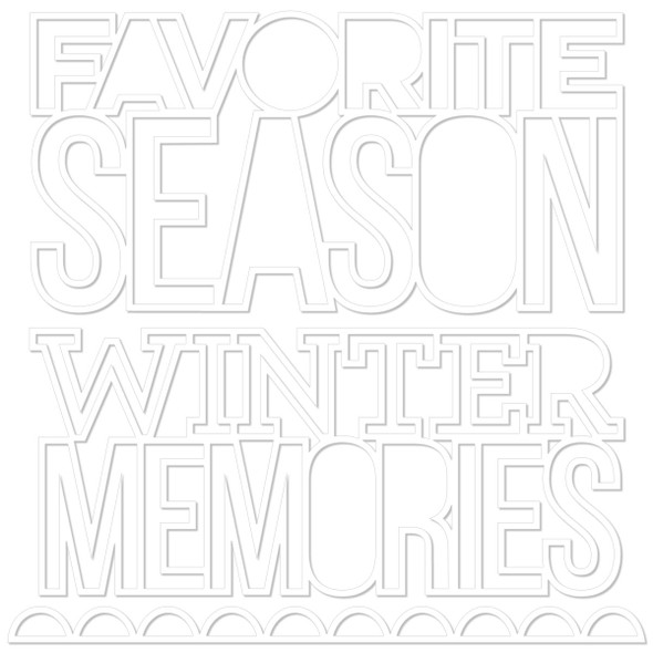 OakridgeStores.com | Bella Blvd - Favorite Season - Snowflake Season Cut-Outs - BB3187 810176551875
