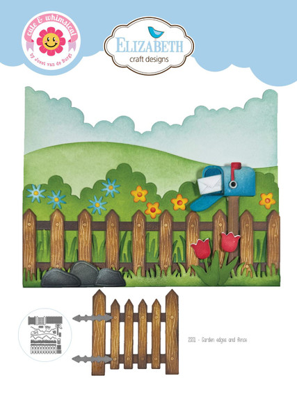 OakridgeStores.com | Elizabeth Craft Designs - Garden Edges and Fence - Thin Metal Dies - Dog Days Collection - 2331 741527318871