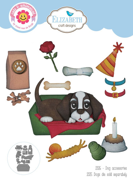 OakridgeStores.com | Elizabeth Craft Designs - Dog Accessories - Dog Days Collection - Metal Die Set - 2326 741527318925