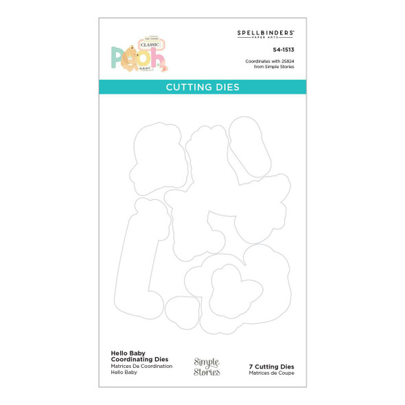 OakridgeStores.com | Simple Stories - Hello Baby - Etched Dies from Say Cheese Classic Pooh Baby - S4-1513 810176109779