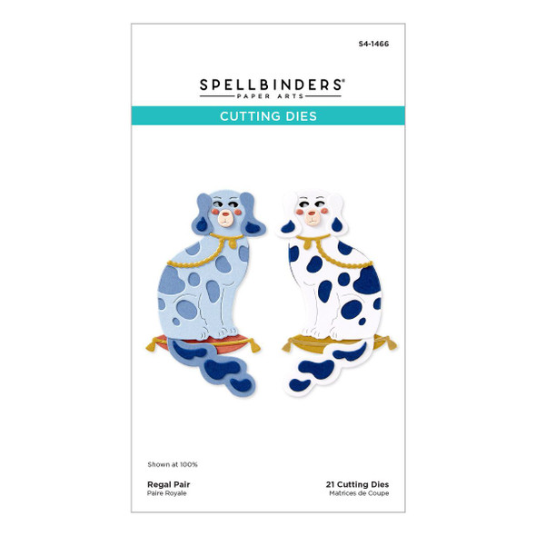 OakridgeStores.com | Spellbinders - Regal Pair - Dogs - Etched Dies - Regal Reflections Collection - S4-1466 810176106921