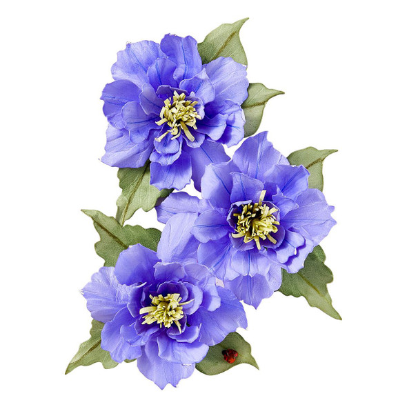 OakridgeStores.com | Spellbinders - Clematis Poet - Etched Dies by Susan Tierney-Cockburn - S5-712 810176109250