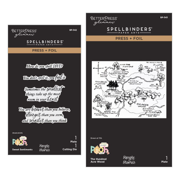 OakridgeStores.com | Simple Stories - Say Cheese Classic Pooh Baby - BetterPress Plate & Die Set - BD-1030 810176109632