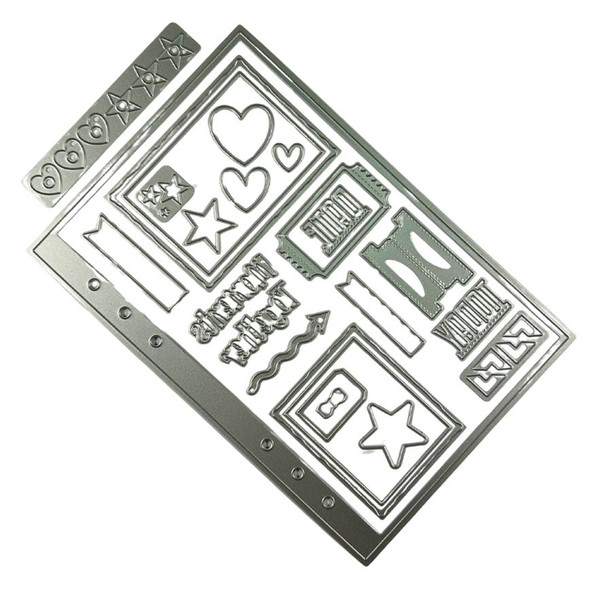 OakridgeStores.com | Elizabeth Craft Designs - Base Page Assortment - Thin Metal Die Set for Memory Binder - 2334 741527319120