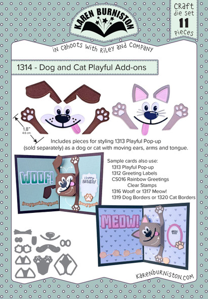 OakridgeStores.com | KB Riley - Dog and Cat Playful Add-ons - Karen Burniston Dies - 1314 084282635525