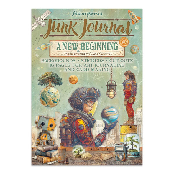 OakridgeStores.com | Stamperia Intl - A New Beginning - Junk Journal Stickers, Cut-Outs & Backgrounds - SBJK16