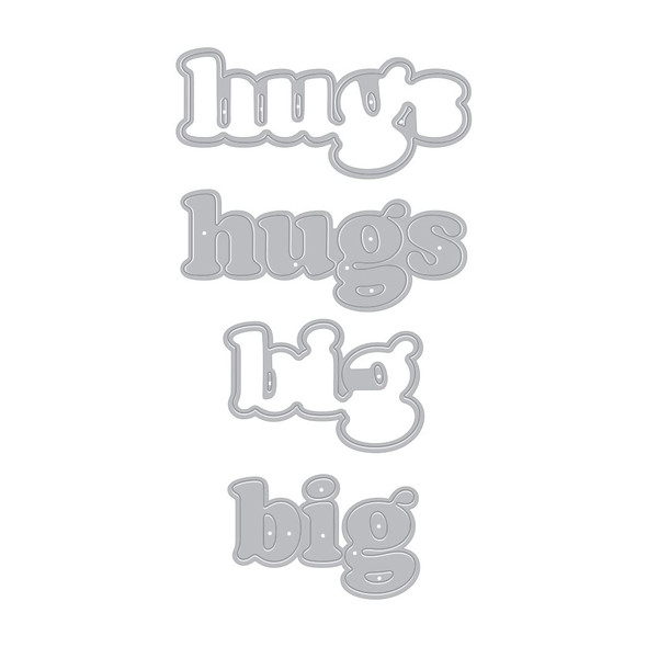 OakridgeStores.com | Hero Arts - Big Hugs - Die Set - Beary Sweet Collection - DF288 085700951579