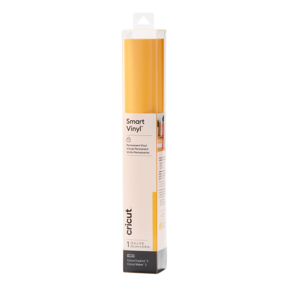 OakridgeStores.com | Cricut - Maize Yellow, Permanent - Smart Vinyl 3FT - Matless - 2008509