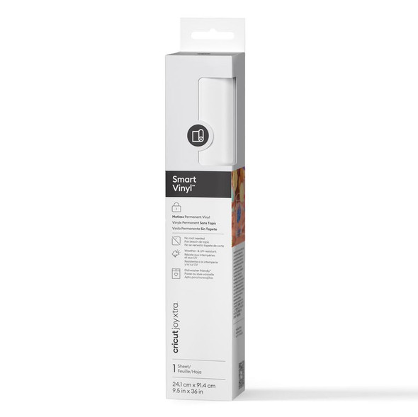 OakridgeStores.com | Cricut - White - Joy Xtra Smart Vinyl Matless Permanent 3FT - 2011369