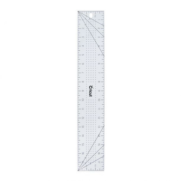 OakridgeStores.com | Cricut - Blue - Acrylic Ruler 3 x 18 inches - Craft Ruler - 2004798 093573716072
