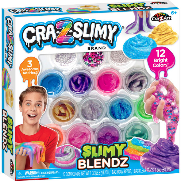 OakridgeStores.com | Cra-Z-Art - Slimy Blendz Kit - Cra-Z-Art Cra-Z-Slimy - Slime Activity Kit - 60035-4 884920600355