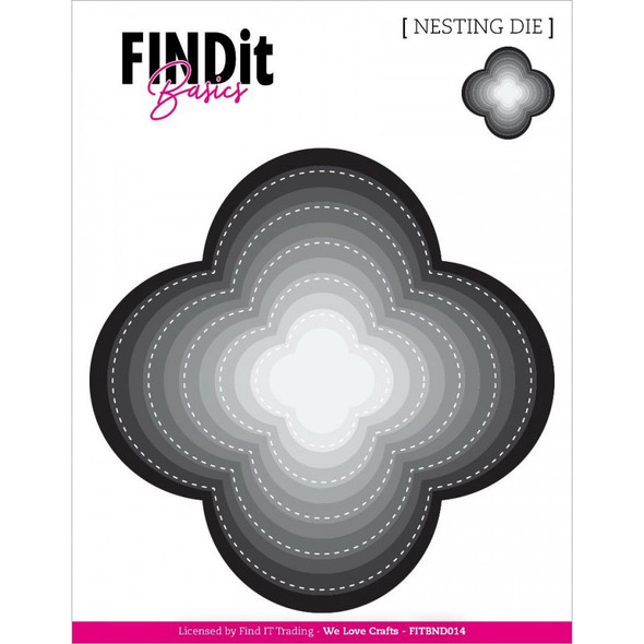 OakridgeStores.com | Find It Trading - Stitched Quatrefoil - Basics Nesting Dies - FITBNB014