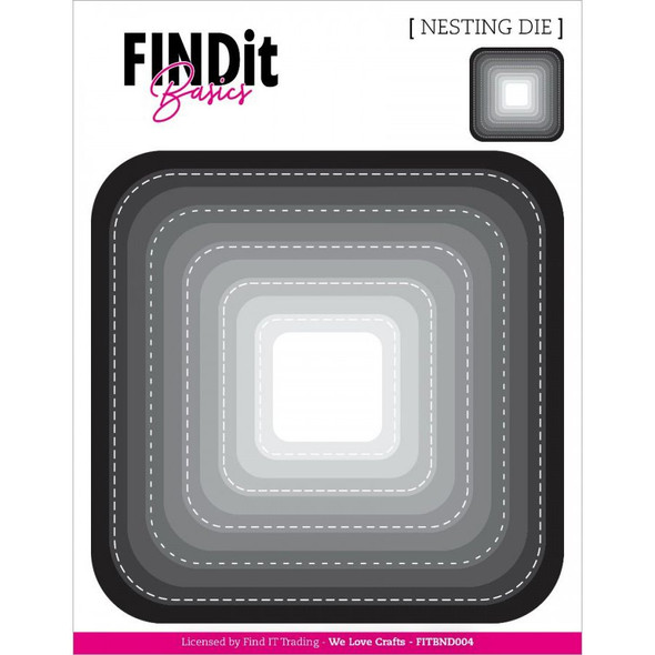 OakridgeStores.com | Find It Trading - Curved Squares - Basics Nesting Dies - FITBNB004