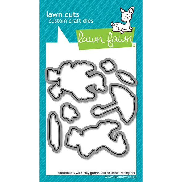 OakridgeStores.com | Lawn Fawn - Silly Goose, Rain or Shine! - Lawn Cuts Custom Craft Dies - LF4073 783385668989
