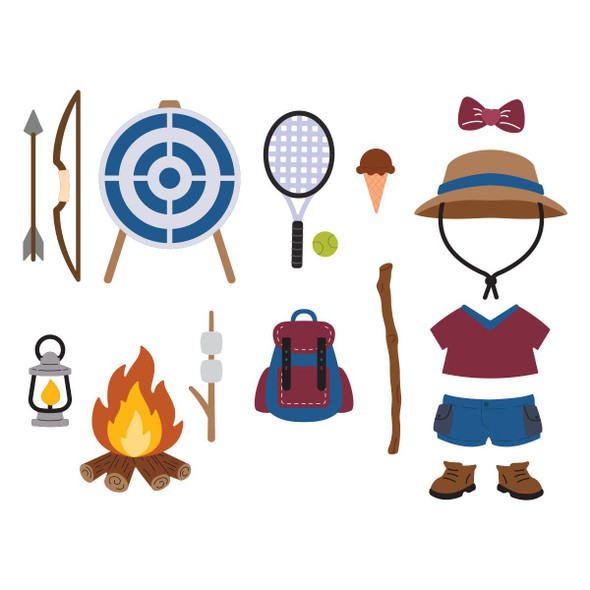 OakridgeStores.com | Spellbinders - Camp Days - Summer Camp Collection - Etched Dies - S5-740 810205711126