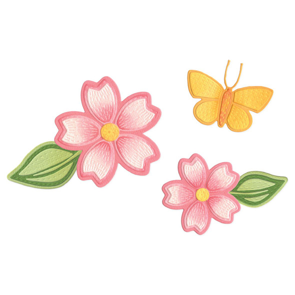 OakridgeStores.com | Sizzix - Stitched Floral - Thinlits Dies by Vicki Boutin - 667164 630454294887
