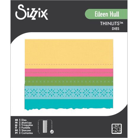 OakridgeStores.com | Sizzix - Page Edges - Thinlits Dies 5PK by Eileen Hull - 667067 630454294061