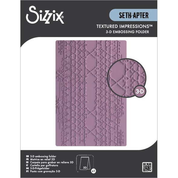 OakridgeStores.com | Sizzix - Magic Mesh - 3-D Textured Impressions Embossing Folder by Seth Apter - 667049 630454293675