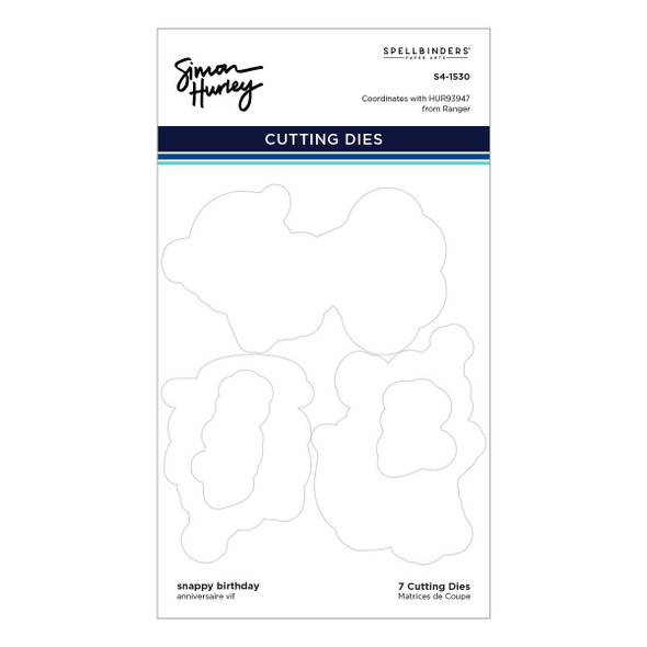 OakridgeStores.com | Spellbinders - Snappy Birthday - Etched Dies by Simon Hurley - S4-1530 810205712826