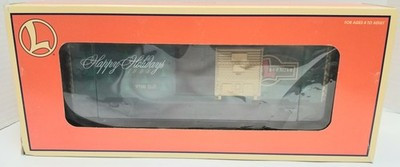 RESALE SHOP - Lionel O Scale Christmas Box Car #6-16291 - DIKN-6-16291-NOB5555