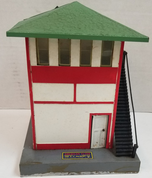 RESALE SHOP - American Flyer #593 Signal Tower S Gauge Untested by The A.C. Gilbert .� - DOWI-593-U5854