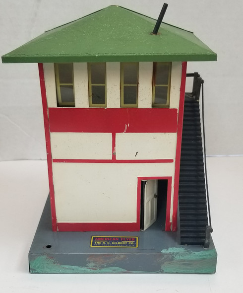 RESALE SHOP - American Flyer No. 593 Signal Tower O SCALE A.C. Gilbert Company Untested - DOWI-593-U6003