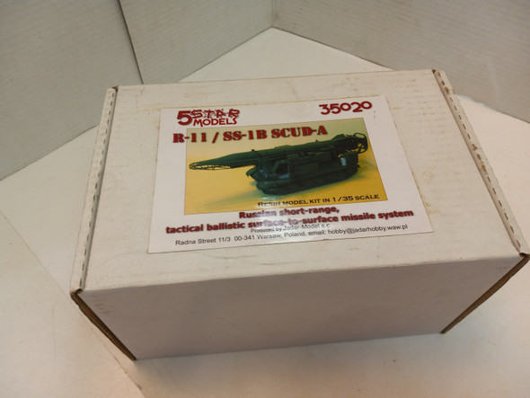 RESALE SHOP - 1/35 5 Star Models R-11/ SS-1B Scud-A STS Missile System Resin Model Kit --NOB-- - JIMI-35020-NOB6009