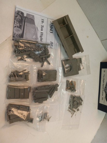 RESALE SHOP - Masters Productions 1/35 MP35043 18-Ton High Speed Tractor M4 Resin Model Kit - JIMI-MP35043-NOB6015
