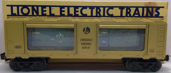 RESALE SHOP - Lionel O Scale #6-16681 Animated Aquarium Car - RIOR-6-16681-LN4879