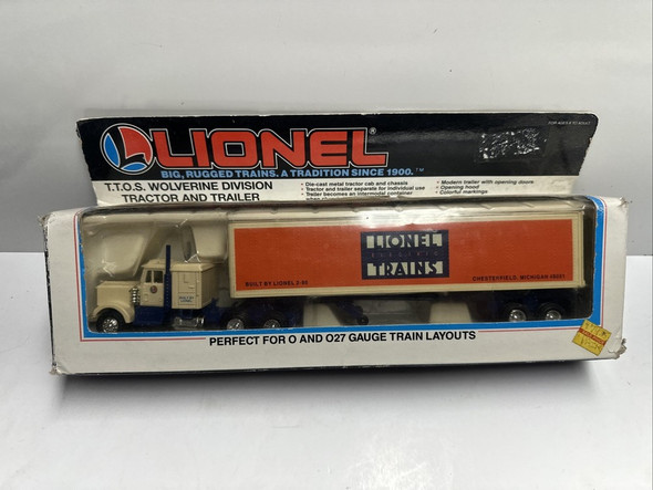 RESALE SHOP - Lionel TTOS Wolverine Division Tractor And Trailer O Scale 6-52033 - RIOR-6-52033-NOB4898
