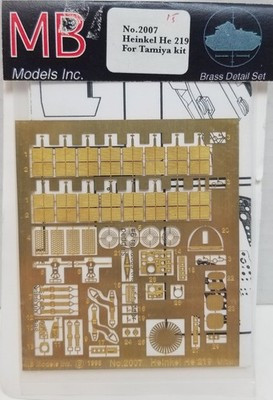 RESALE SHOP - MB Models No.2007 Heinkel HE 219 For Tamiya Kit Unknown Scale - STORE-2007-NS5659
