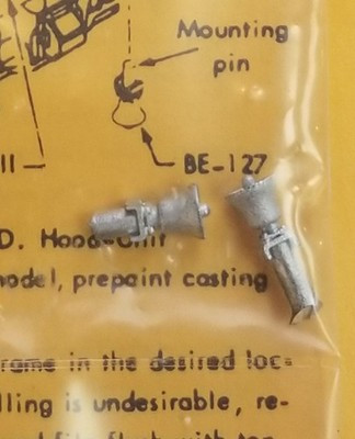 RESALE SHOP - Details West 8E127 Bell Frame Mount Type Applied to all types of units HO SCALE - STORE-8E127-NS5580