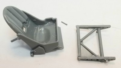 RESALE SHOP - Warrior Productions A2403 1/24 Spit/Seafire Accurate Seat With Mount Brackets - STORE-A2403-LN5716
