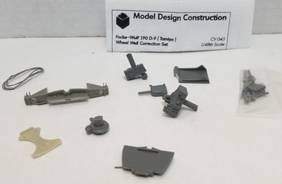 RESALE SHOP - Model Design Construction Focke Wulf 190 D-9 (Tamiya)Wheel Well Set 1/48 CV043 - STORE-CV043-LN5717
