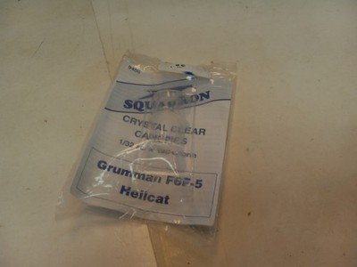 RESALE SHOP - 1/32 Squadron Vaccuformed Canopy For Grumman F6F-5 Hellcat - TESW-9406-NS5921