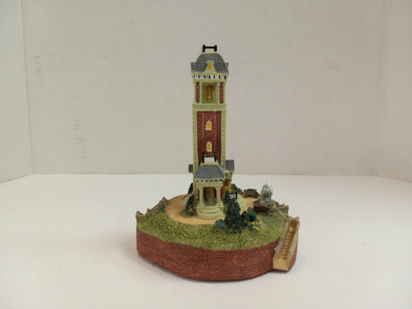RESALE SHOP - VTG International Resourcing Liberty Falls Bell Tower #AH333 -non-working music - BABE-LIBERTYFALLSTOWER-U5961
