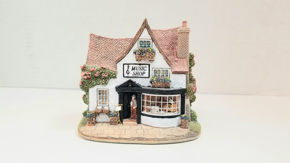 RESALE SHOP - VTG Lilliput Lane Music Shop #L2230 1998 - BABE-MUSICSHOP-NS5906