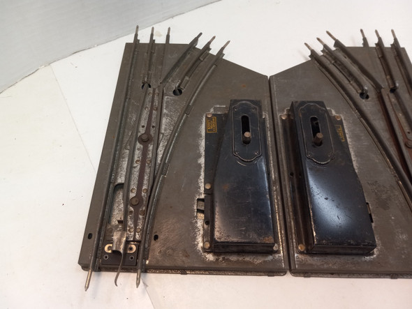 RESALE SHOP - Lot Of Three Untested American Flyer Switches One Right, Two Left - WINO-3SWITCH2-U6060