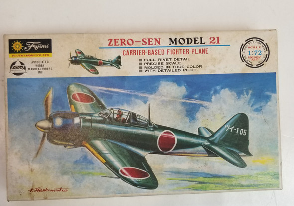 RESALE SHOP - AHM/Fujimi 1/72 Scale Zero-Sen Model 21 #FC-1-50 - BOBR-#FC-1-50-NOB6902