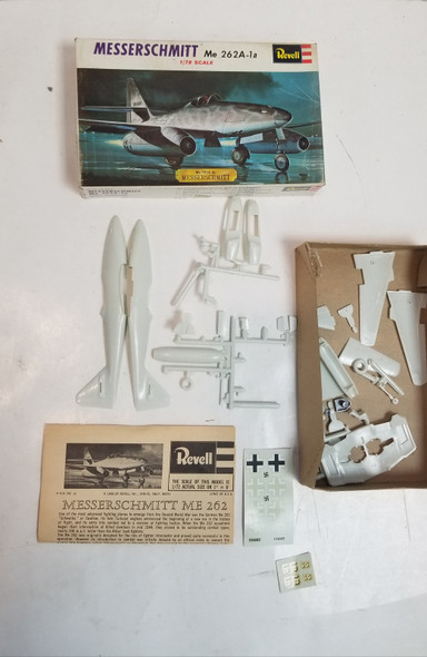 RESALE SHOP - Revell 1/72 Messerschmitt Me 262A-1a #H-624 - BOBR-#H-624-NOB6949